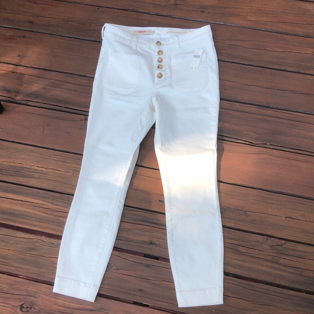 Antropologie Pilcro and the Letterpress Hi Rise Denim Leggings Size 30
